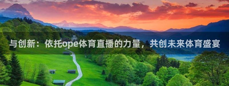 与创新：依托ope体育直播的力量，共创未来体育盛宴