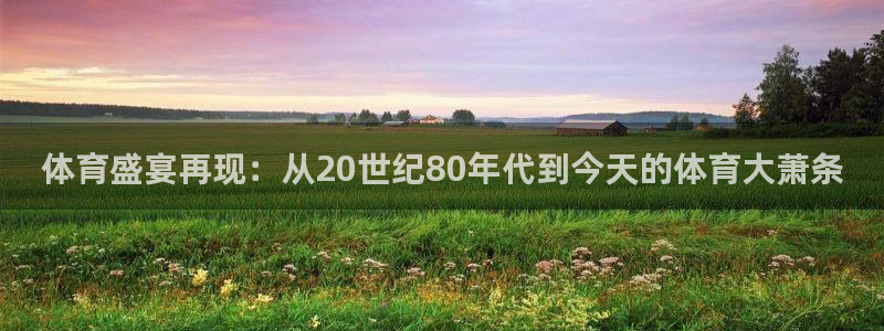 体育盛宴再现：从20世纪80年代到今天的体育大萧条