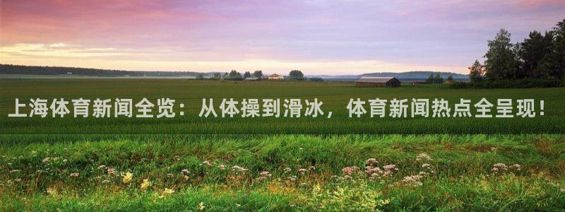 上海体育新闻全览：从体操到滑冰，体育新闻热点全呈现！