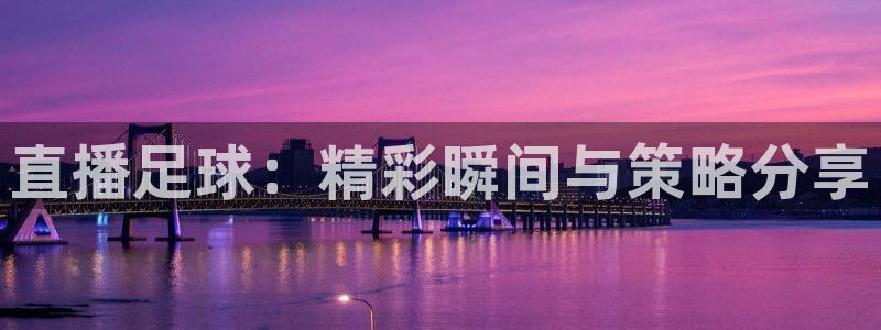 直播足球：精彩瞬间与策略分享