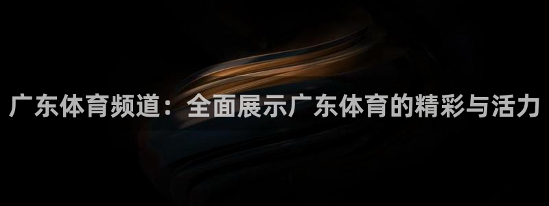 广东体育频道：全面展示广东体育的精彩与活力